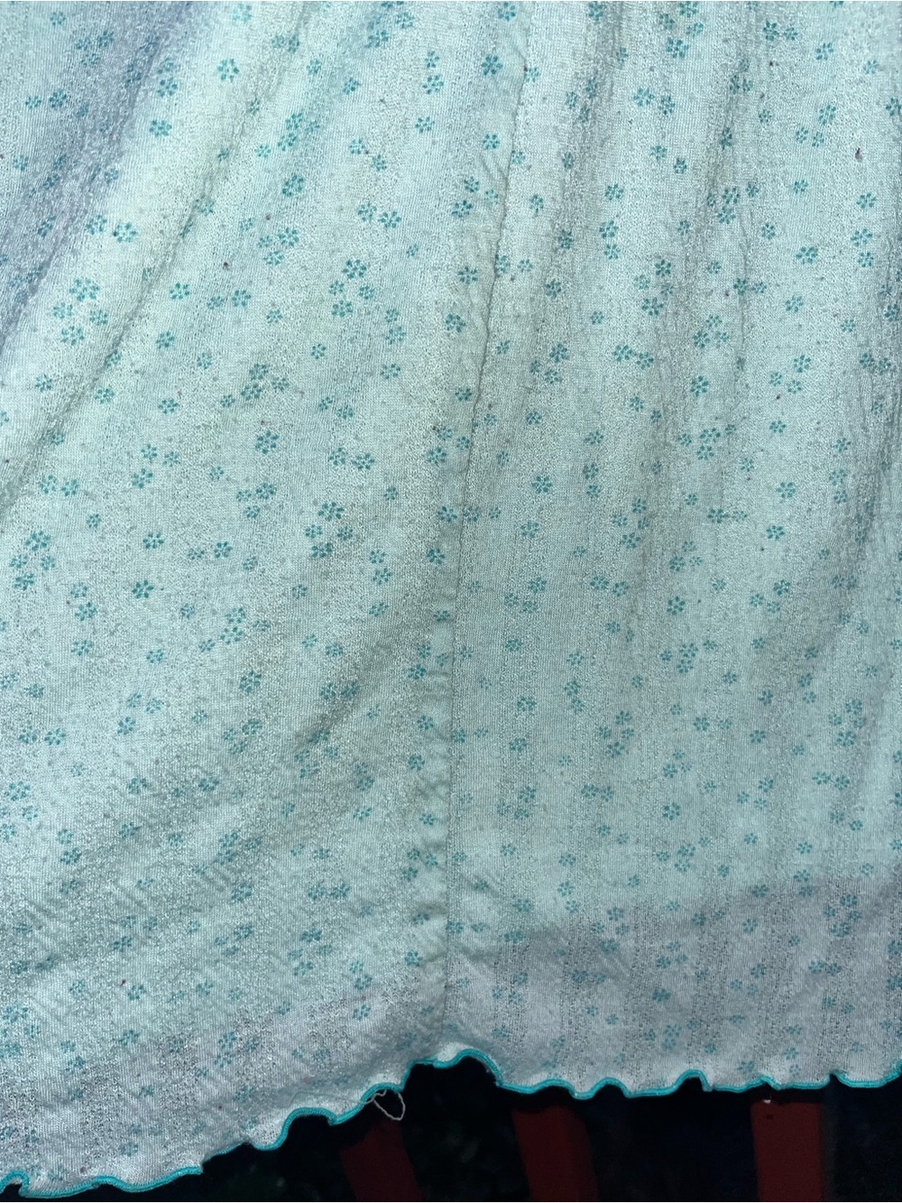 Croft & Barrow Intimates  Matching Set 2X Mint Floral Pajama Lounge Set - Picture 6 of 9
